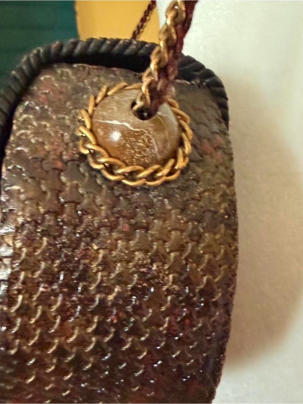 Handmade one of a kind Crossbody purse/ bag - Picture 4 of 7